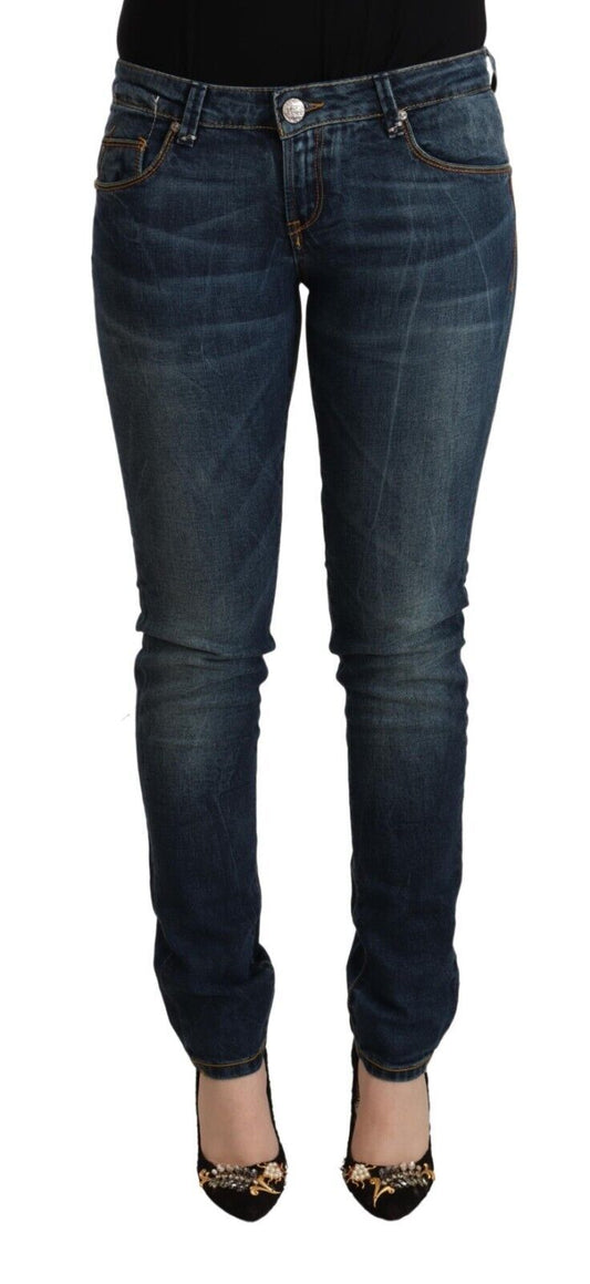 Acht Chic Slim-Fit Low Waist Skinny Jeans W29