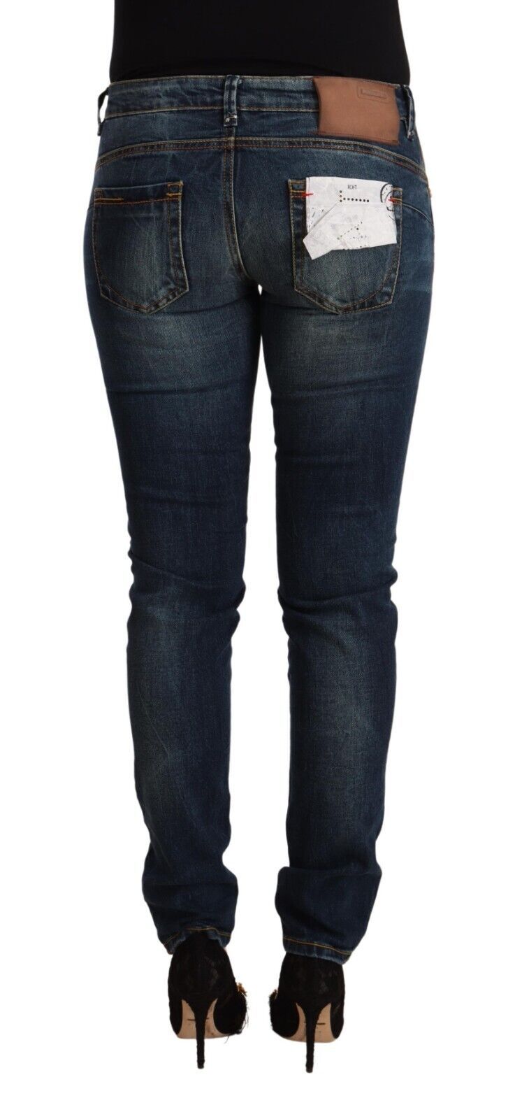 Acht Chic Slim-Fit Low Waist Skinny Jeans W29