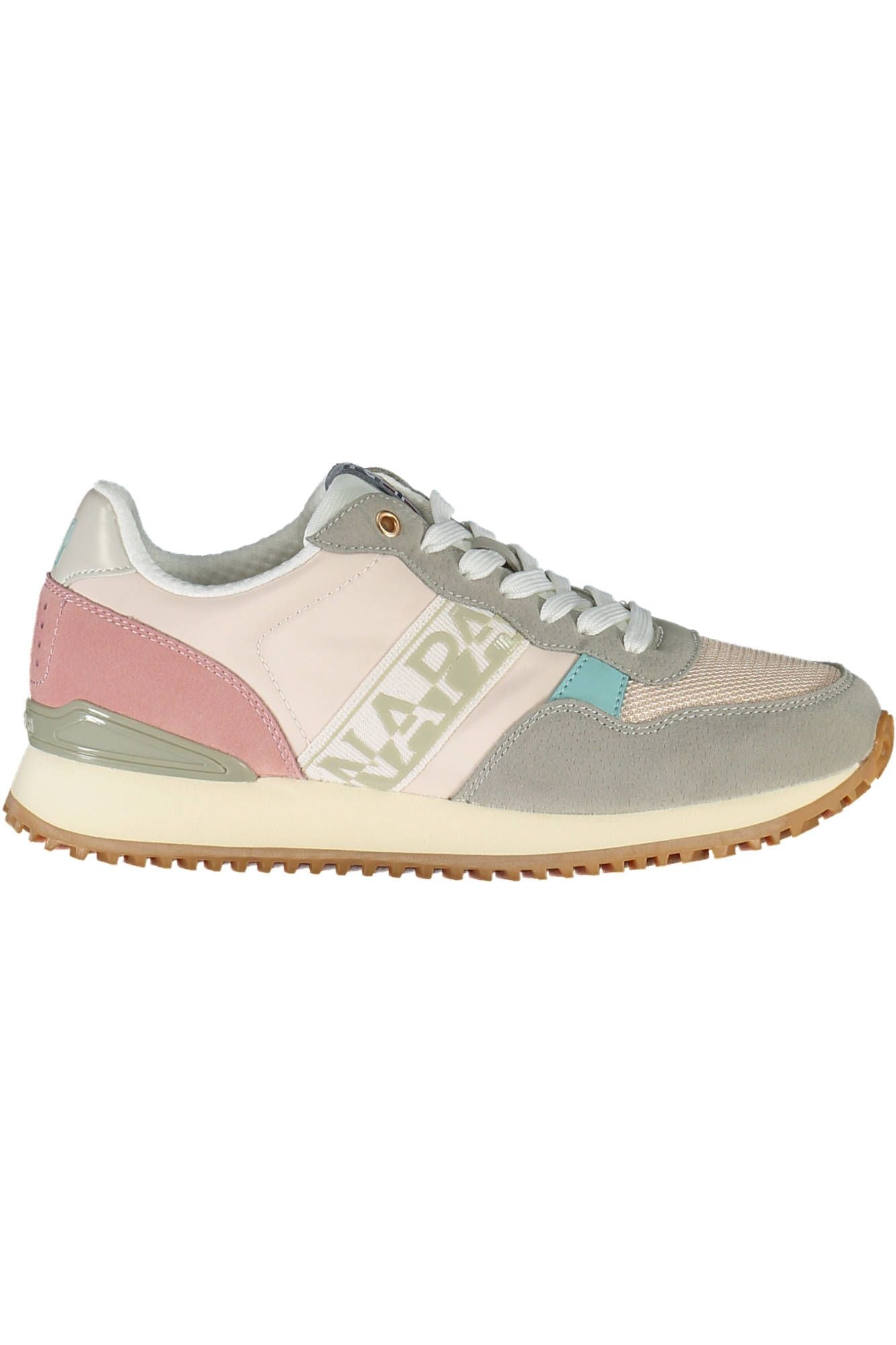 Napapijri Chic Pink Laced Sneakers with Logo Detail EU38 | US8