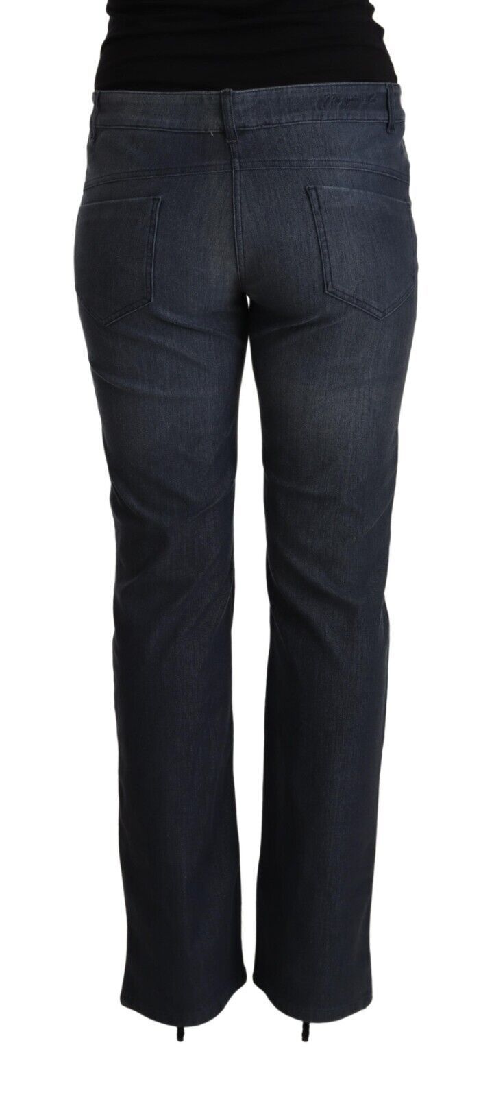 MARGHI LO' Chic Dark Blue Straight Cut Jeans IT48 | XXL