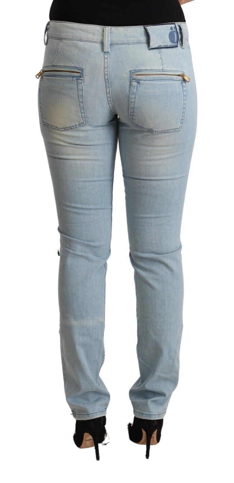 MILA SCHÖN Elegant Slim Fit Cotton Blend Jeans W26