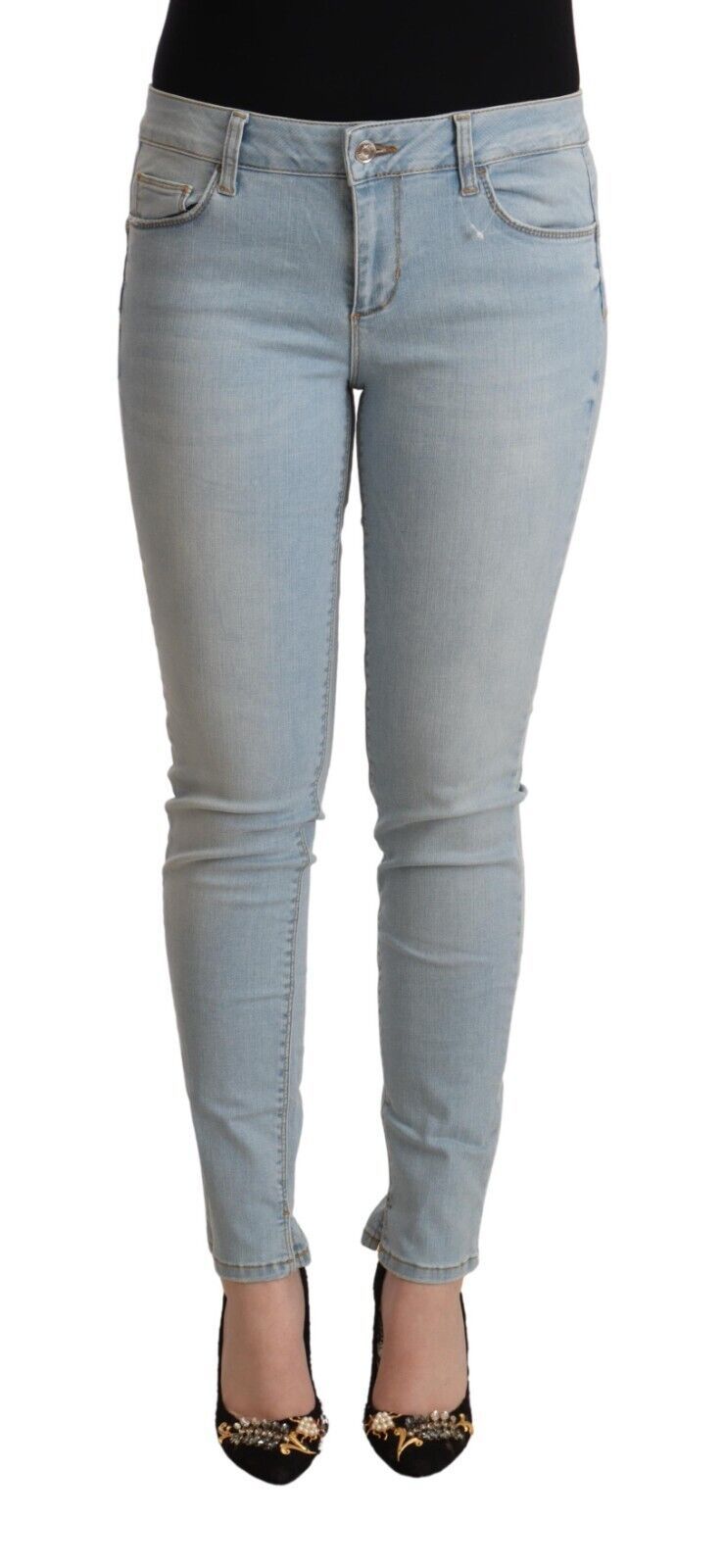 Liu Jo Light Blue Mid Waist Skinny Denim W32