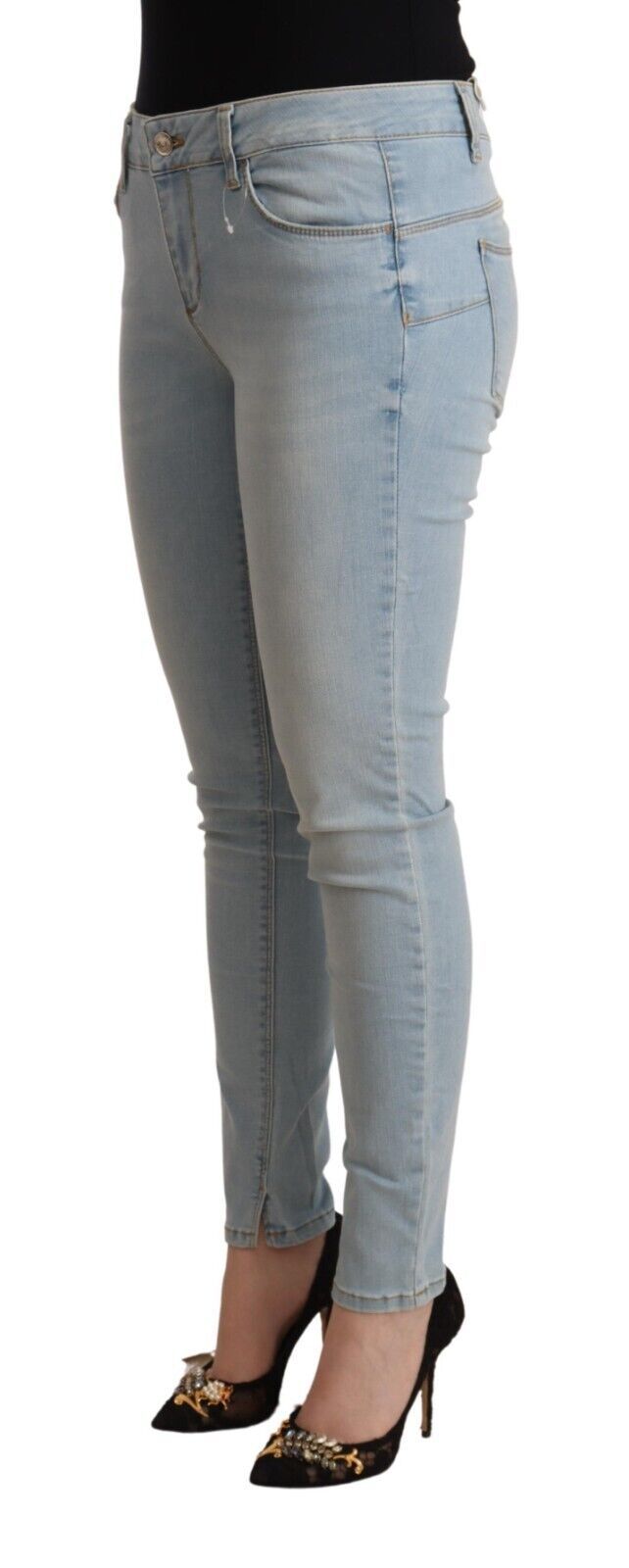 Liu Jo Light Blue Mid Waist Skinny Denim W32