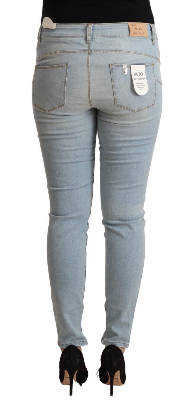 Liu Jo Light Blue Mid Waist Skinny Denim W32