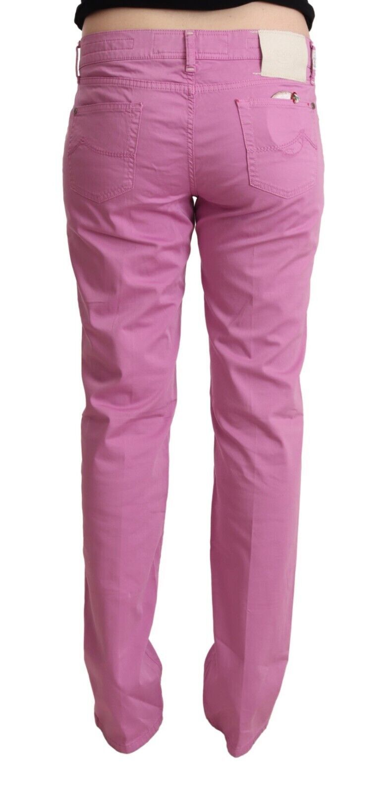 Jacob Cohen Elegant Tapered Pink Denim Jeans W33