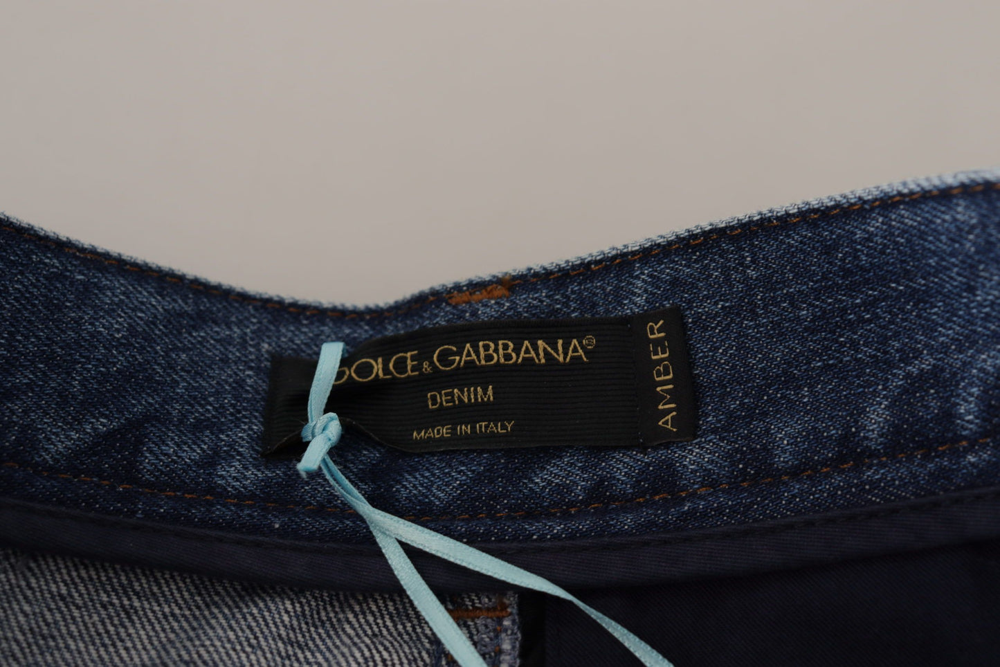 Dolce & Gabbana Patchwork Jacquard Denim Relaxed Jeans IT36 / XS