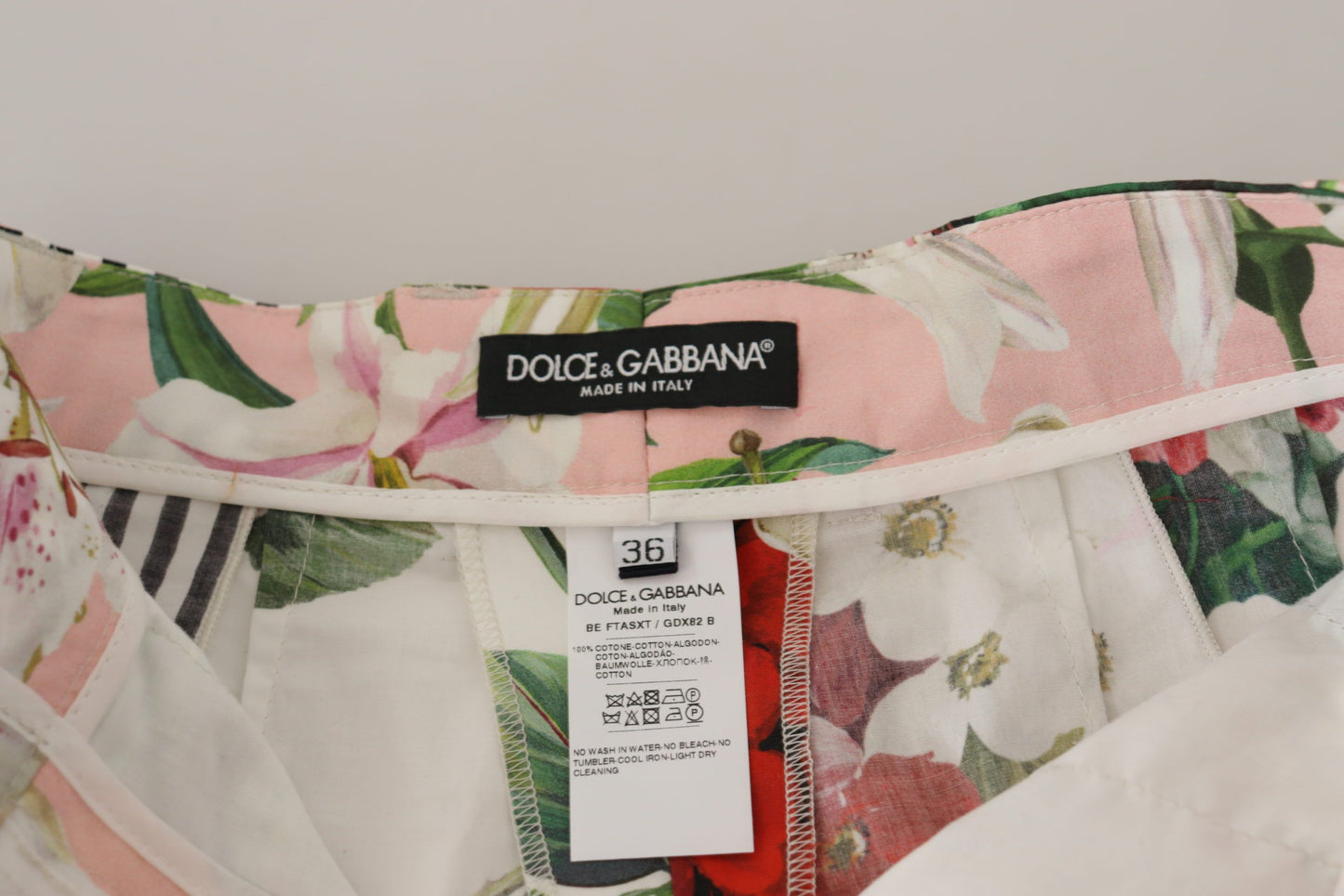 Dolce & Gabbana Floral High Waist Hot Pants Shorts IT36 / XS