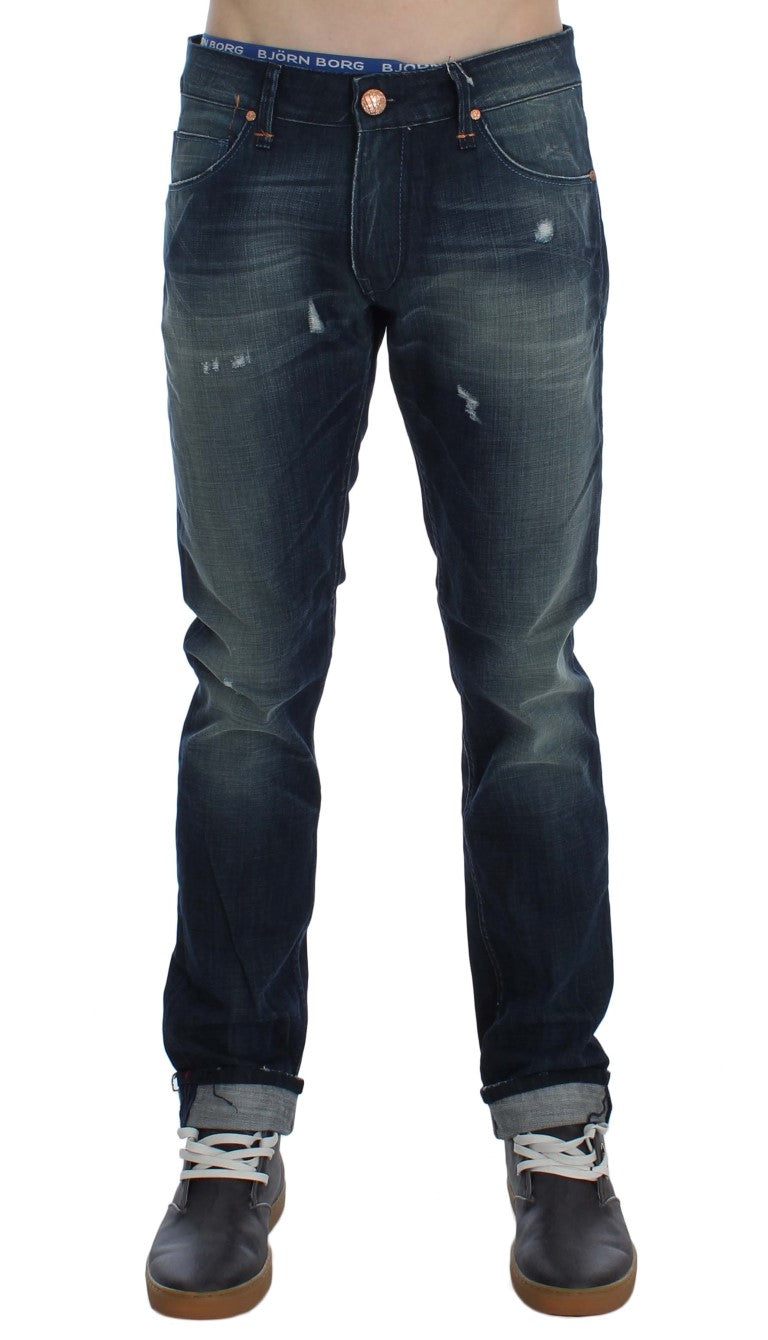 Acht Sleek Slim Fit Italian Denim Jeans W34