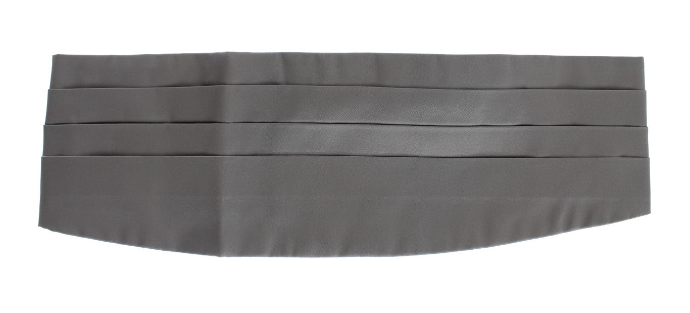 Dolce & Gabbana Elegant Silk Gray Cummerbund IT48 / M