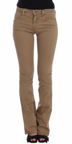 Costume National Chic Beige Straight Leg Fashion Jeans W26