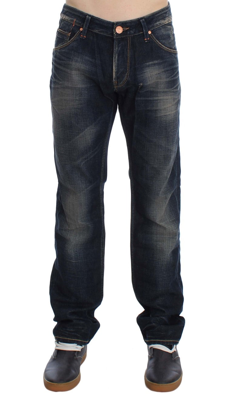 Acht Elegant Straight Fit Low Waist Men's Jeans W34