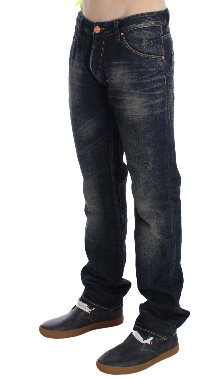 Acht Elegant Straight Fit Low Waist Men's Jeans W34