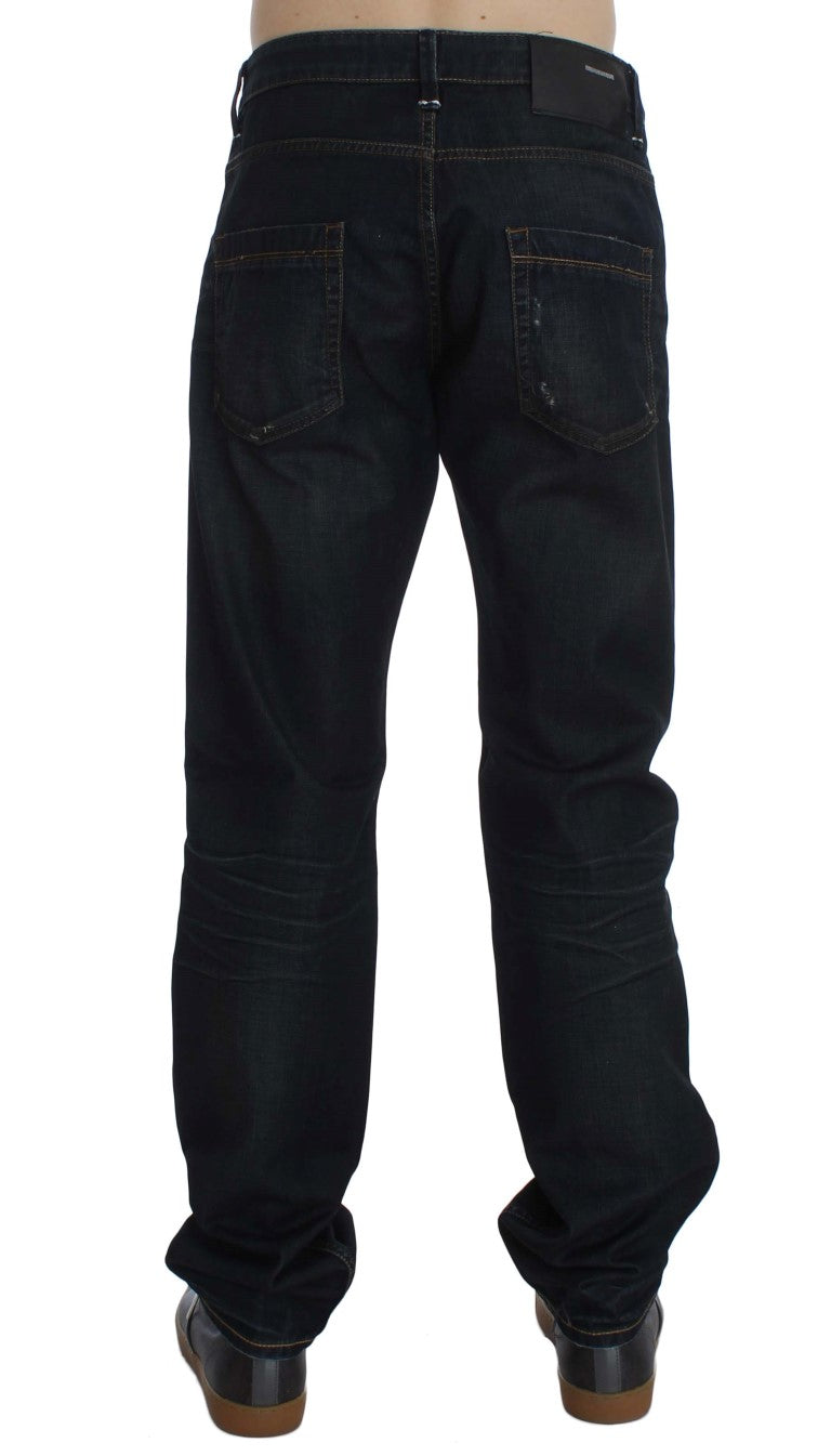 Acht Elegant Straight Fit Dark Blue Jeans W34