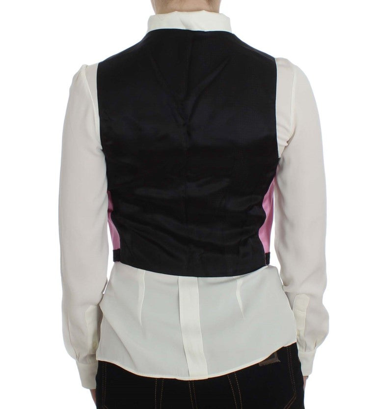 Dolce & Gabbana Silk-Cotton Blend Torero Inspired Vest IT42 | M