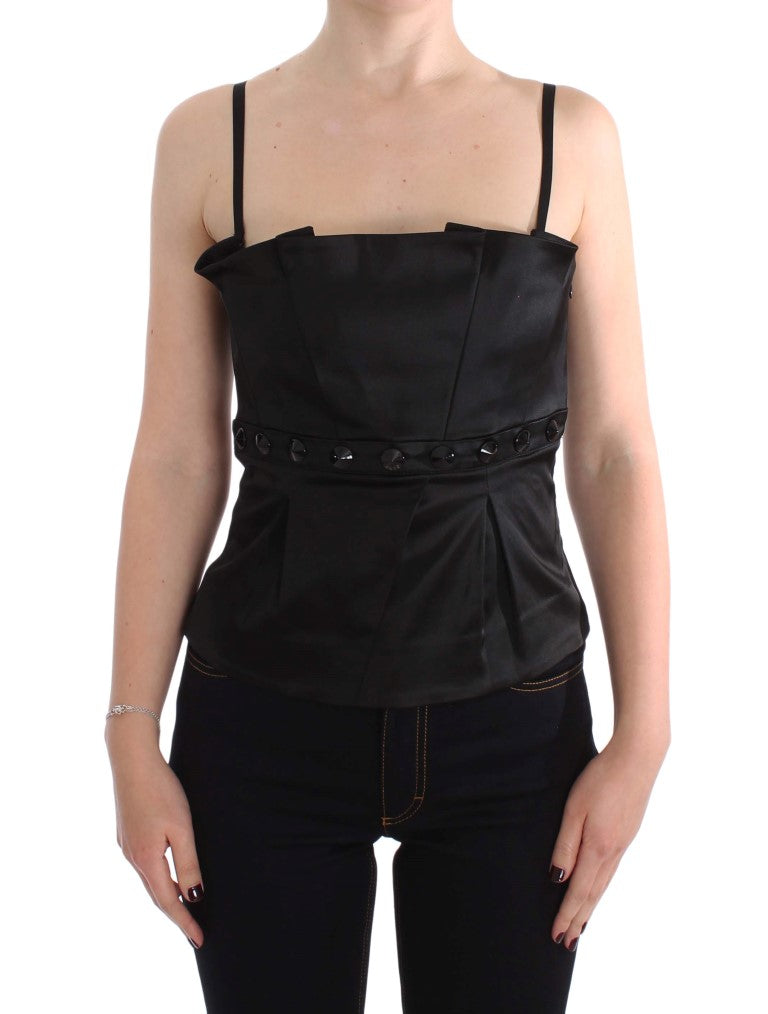 Exte Elegant Black Evening Cami Top IT40 | S