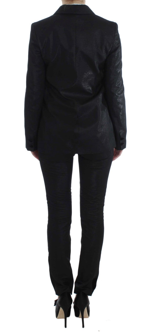 Exte Elegant Three-Piece Black Pants Suit IT42 | M