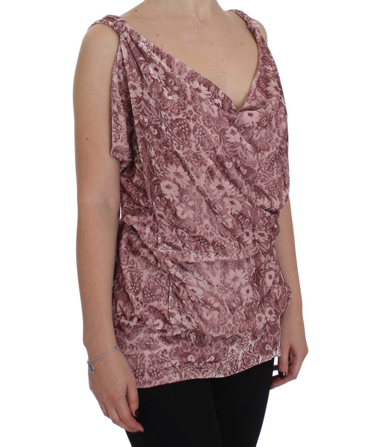 Exte Silk Blend Floral Print Top IT40 | S