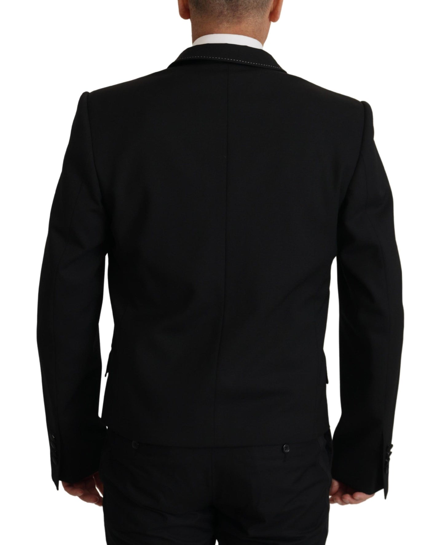 Dolce & Gabbana Elegant Double Breasted Wool Blazer IT48 / M