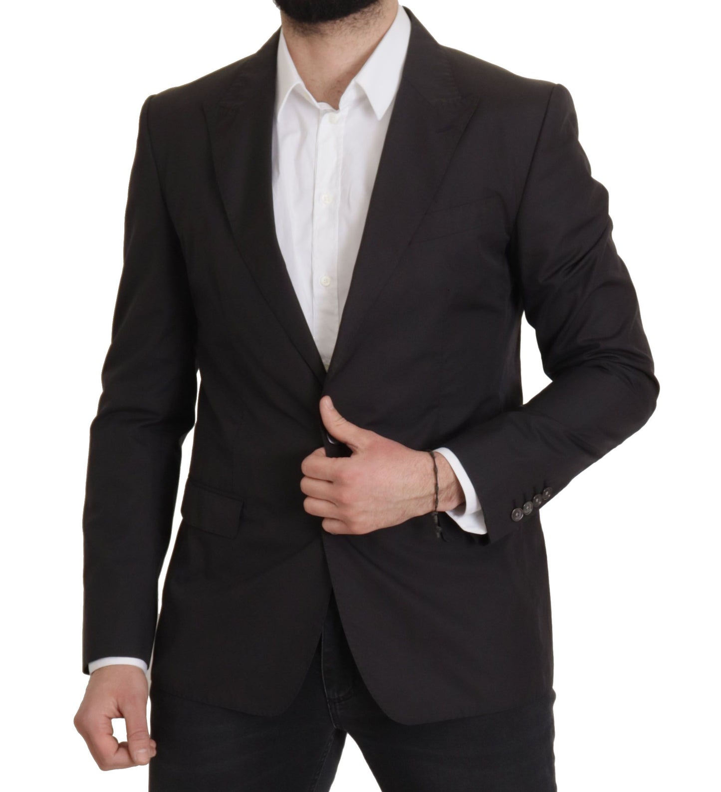 Dolce & Gabbana Elegant Taormina Black Cotton Blazer IT50 / L