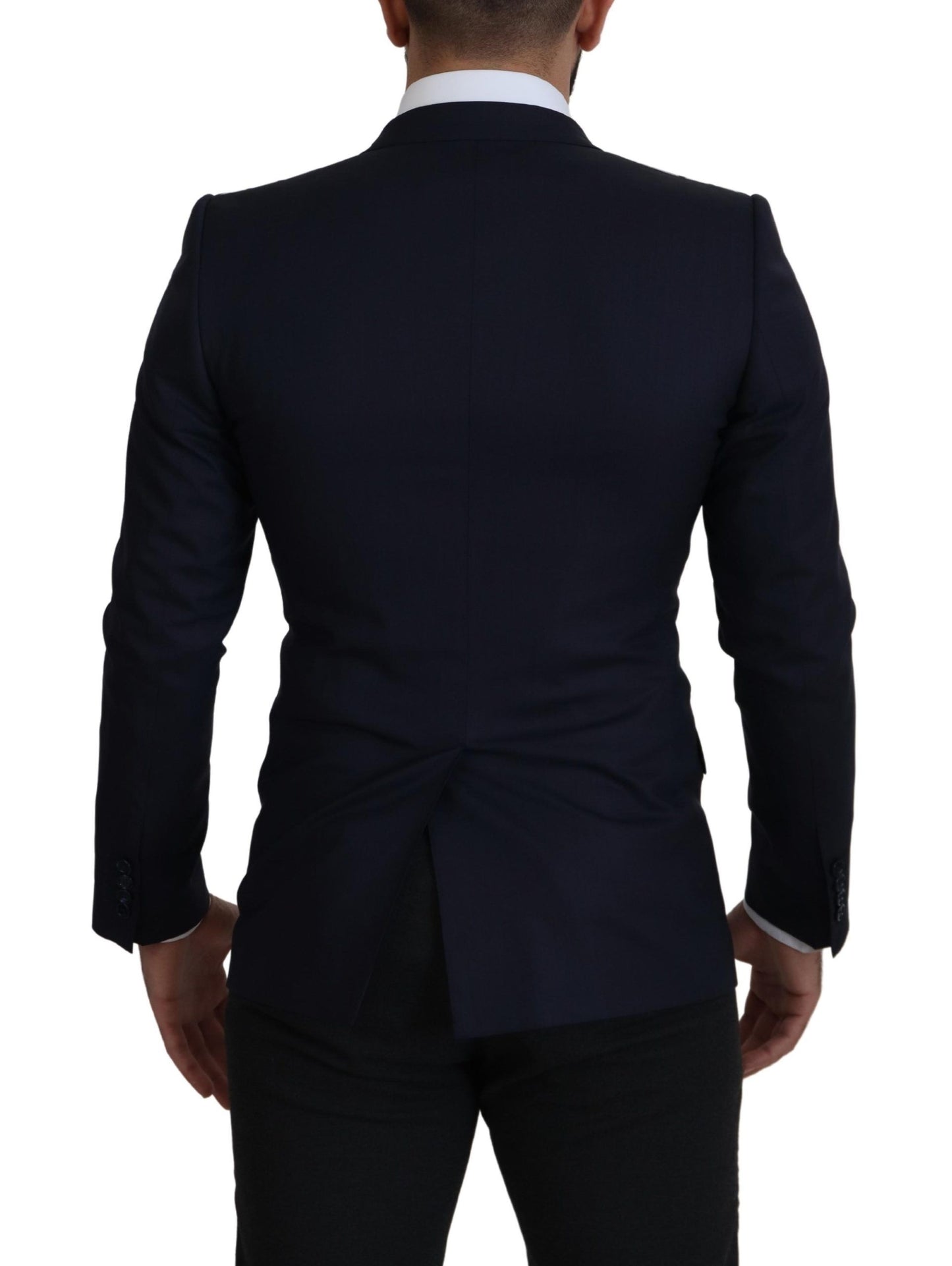 Dolce & Gabbana Elegant Single Breasted Wool Silk Blazer IT46 / S