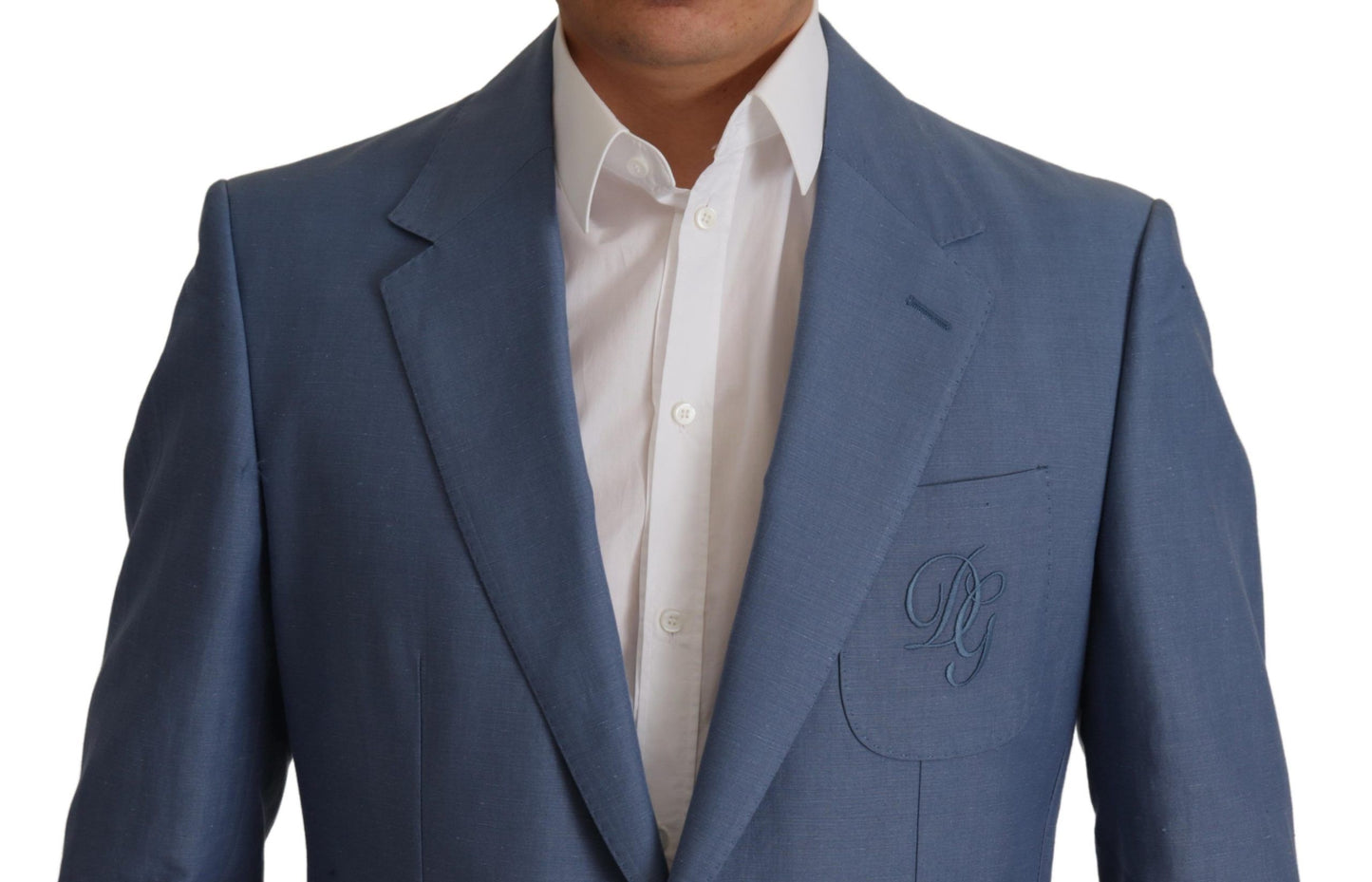 Dolce & Gabbana Elegant Single Breasted Linen Jacket IT48 / M