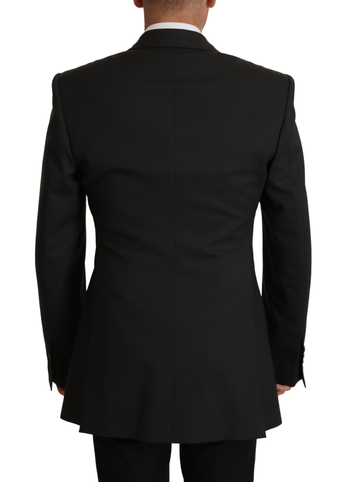 Dolce & Gabbana Elegant Slim Black Wool Blazer Jacket IT48 / M