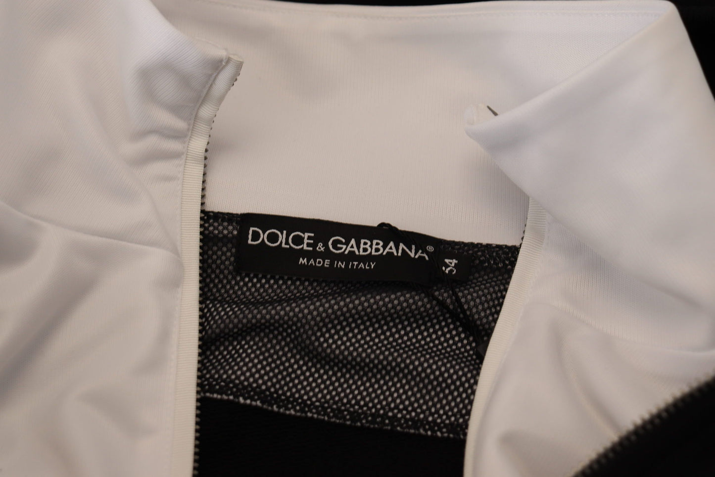 Dolce & Gabbana Elegant Black Bomber Jacket with Hood IT54 / XL