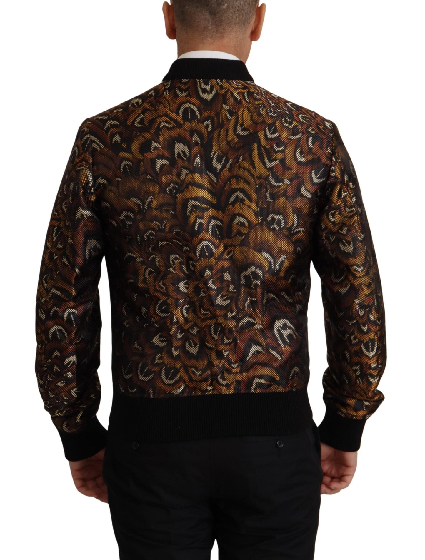 Dolce & Gabbana Elegant Brown Blouson Jacket IT44 / XS