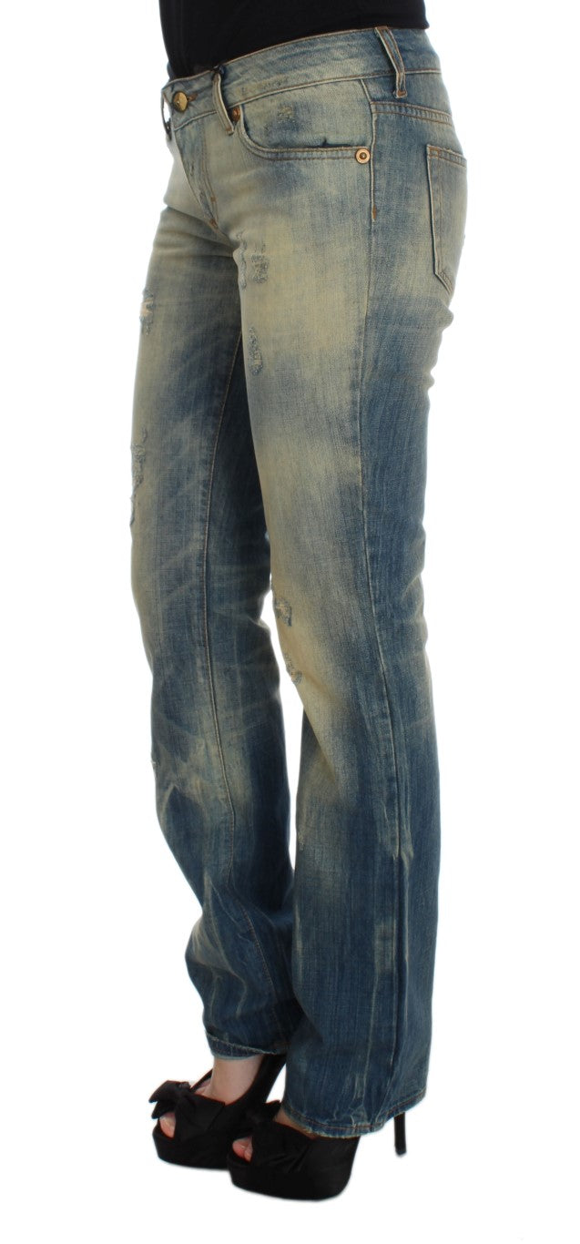 Cavalli Elegant Slim Bootcut Blue Jeans W26