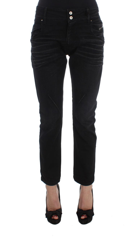 Costume National Elegant Black Slouchy Fit Jeans for Trendsetters W26