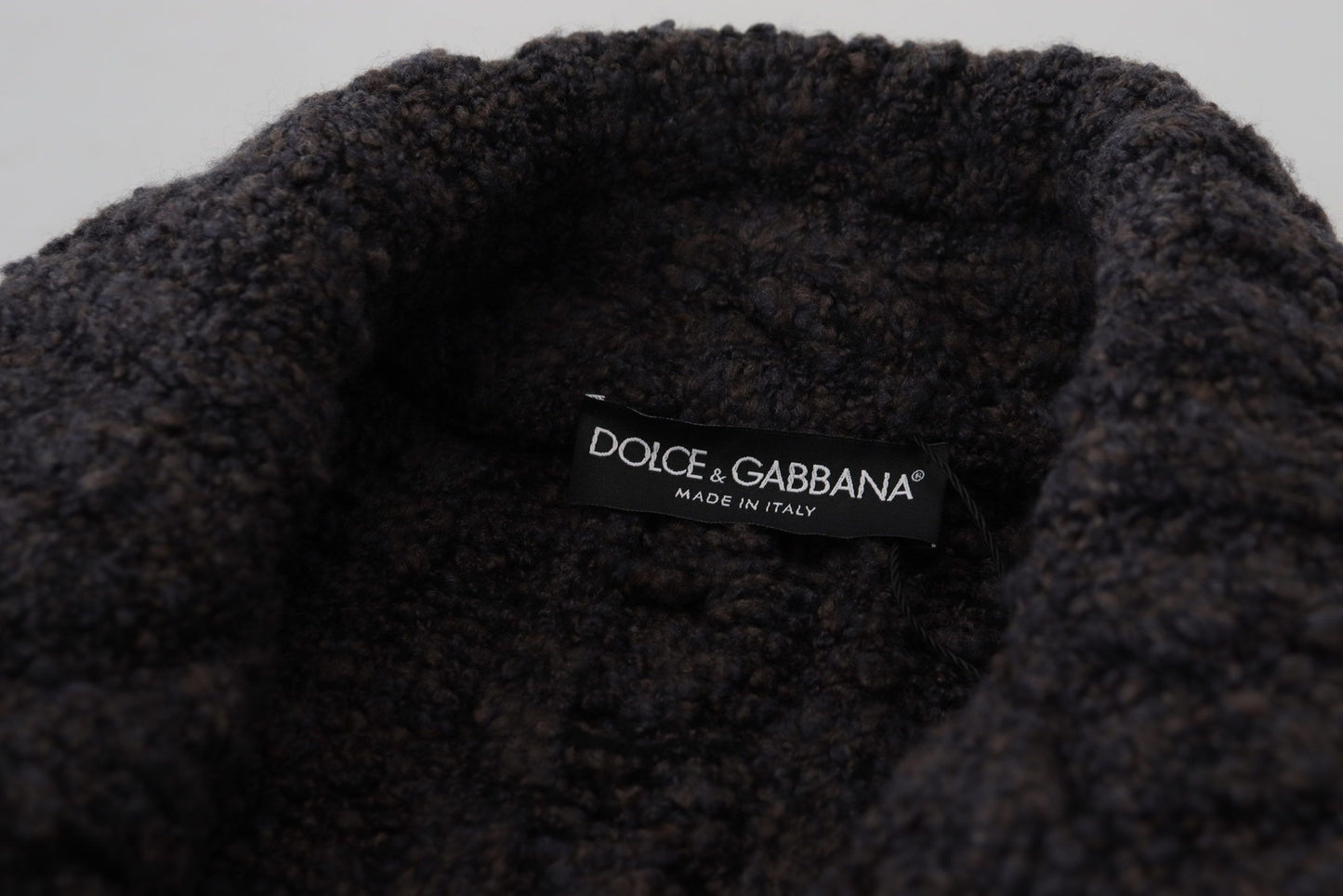 Dolce & Gabbana Elegant Double-Breasted Wool-Cashmere Coat IT46 / S