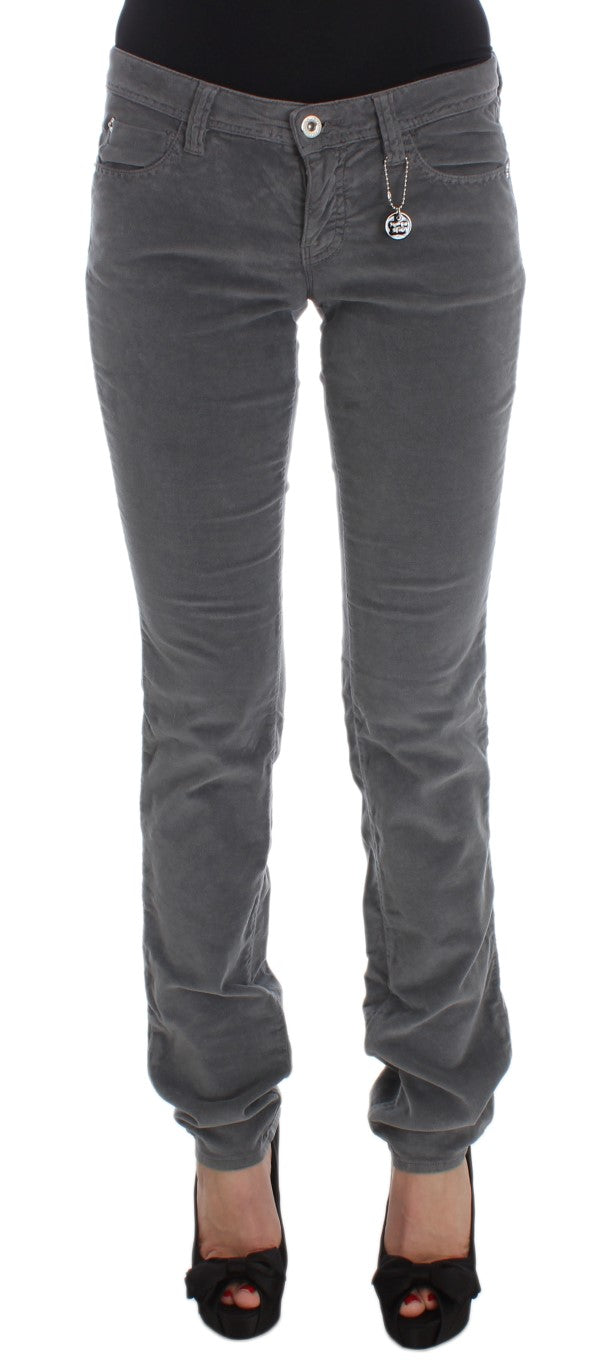 Costume National Sleek Super Slim Gray Jeans W25