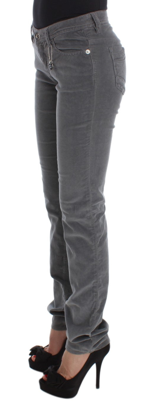 Costume National Sleek Super Slim Gray Jeans W25