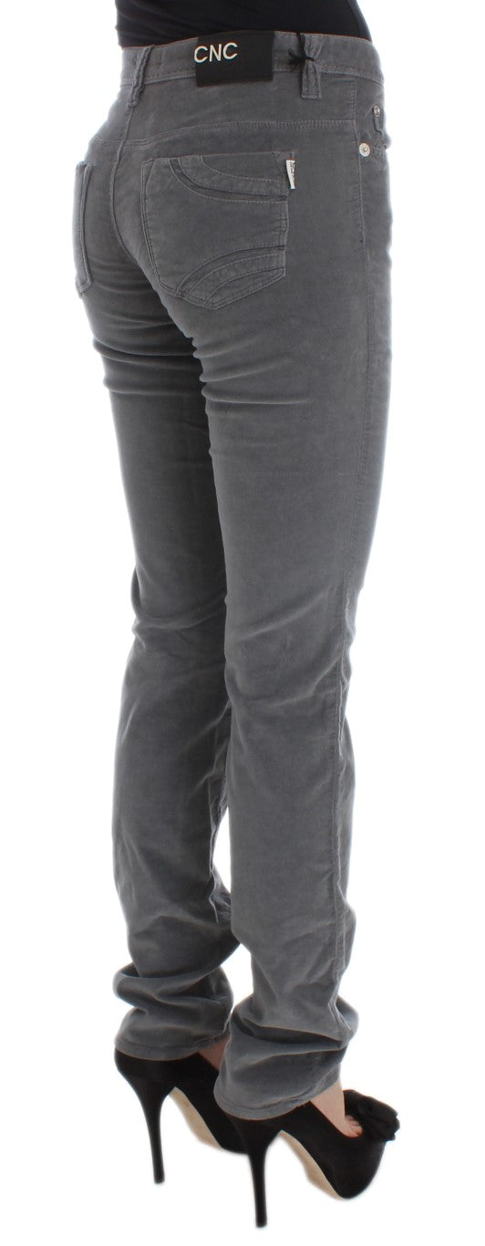 Costume National Sleek Super Slim Gray Jeans W25