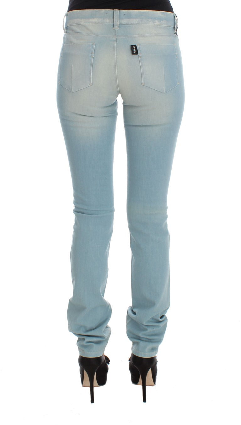 Costume National Chic Super Slim Blue Jeans W26