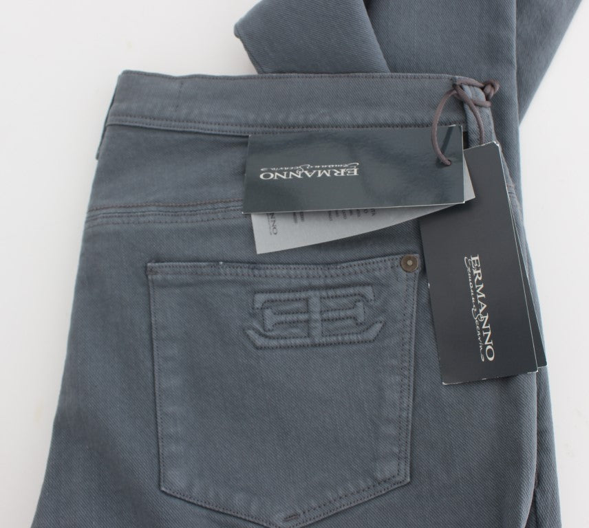 Ermanno Scervino Chic Slim Fit Bootcut Denim Indulgence