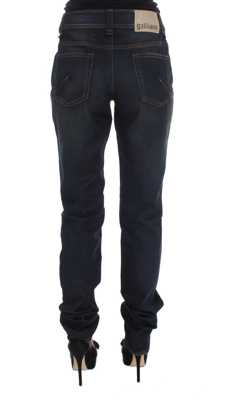 John Galliano Chic Boyfriend Fit Blue Jeans W26