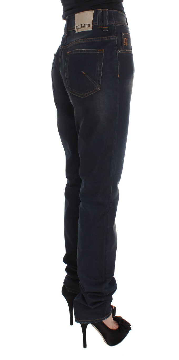 John Galliano Chic Boyfriend Fit Blue Jeans W26