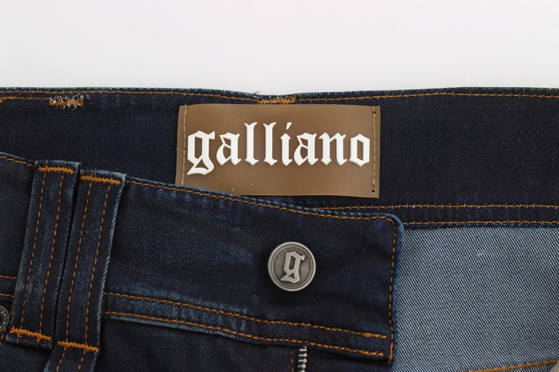 John Galliano Chic Boyfriend Fit Blue Jeans W26