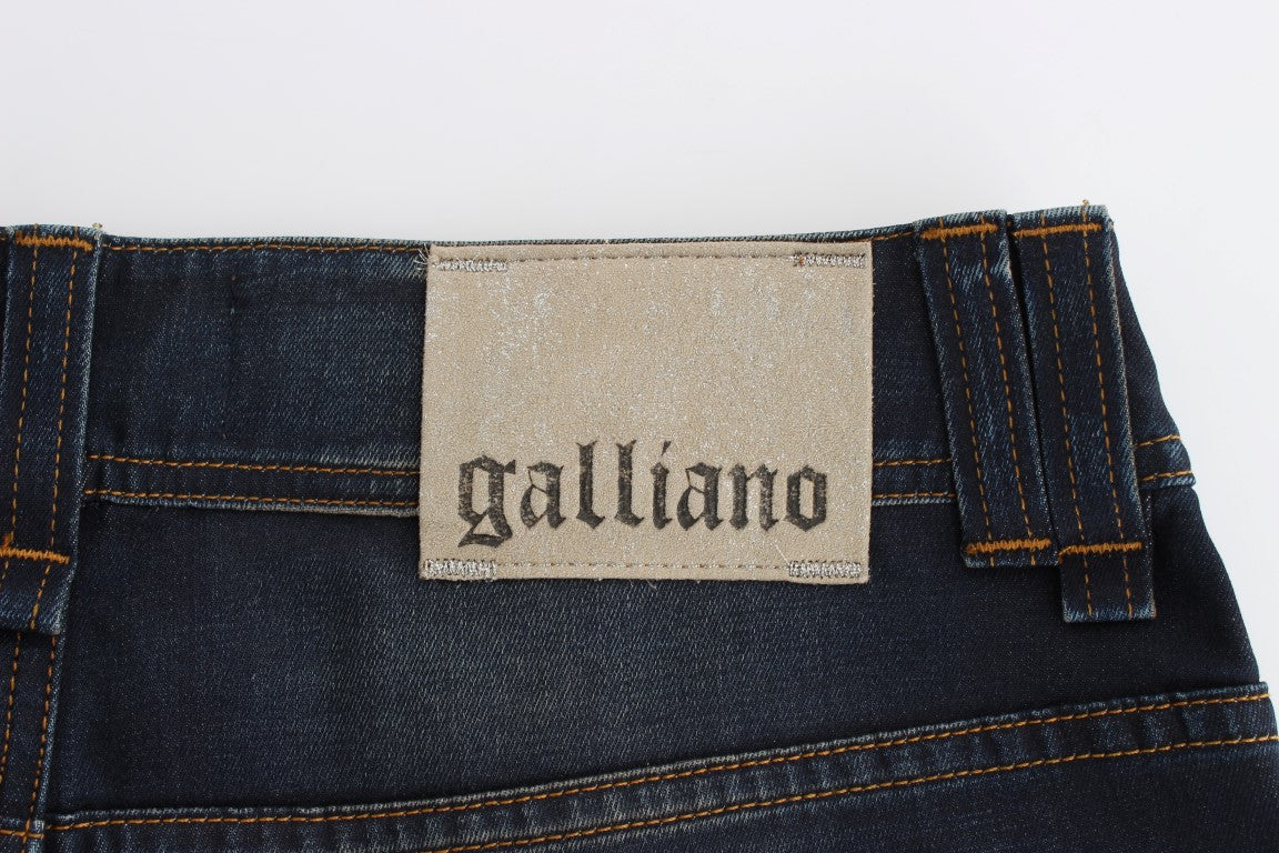 John Galliano Chic Boyfriend Fit Blue Jeans W26