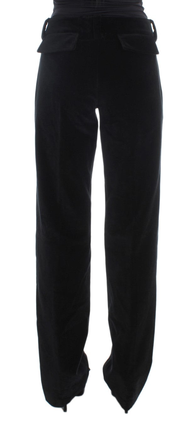 Ermanno Scervino Elegant Black Straight Fit Jeans IT42 | M