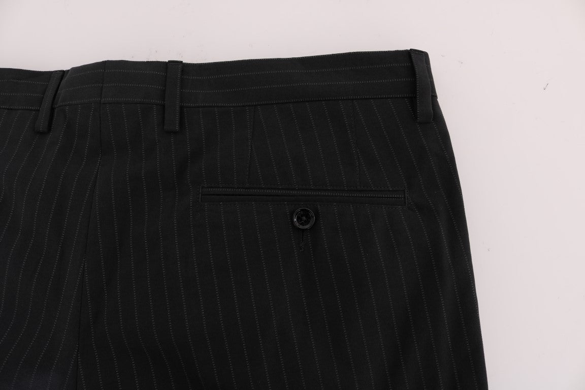 Dolce & Gabbana Elegant Striped Straight Fit Dress Trousers IT52 / XL