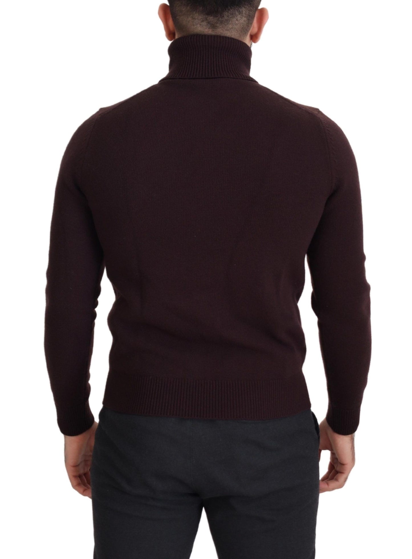 Dolce & Gabbana Elegant Turtleneck Wool Pullover Sweater IT46 / S