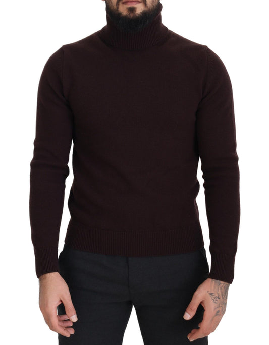 Dolce & Gabbana Elegant Turtleneck Wool Pullover Sweater IT46 / S