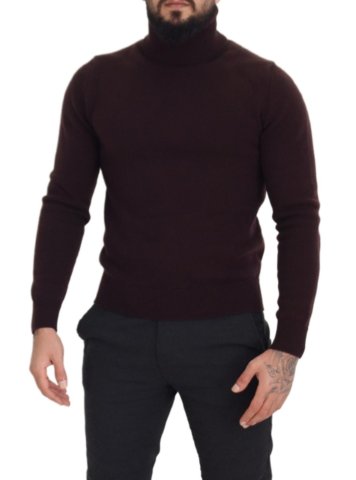 Dolce & Gabbana Elegant Turtleneck Wool Pullover Sweater IT46 / S