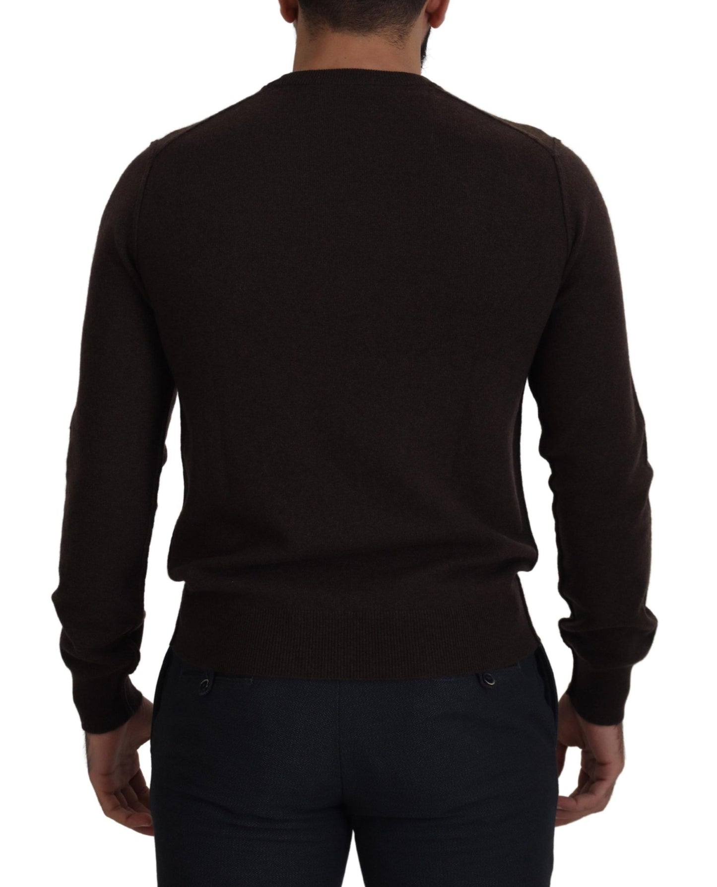 Dolce & Gabbana Elegant Cashmere Crew Neck Sweater IT48 / M