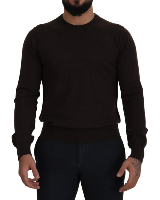 Dolce & Gabbana Elegant Cashmere Crew Neck Sweater IT48 / M