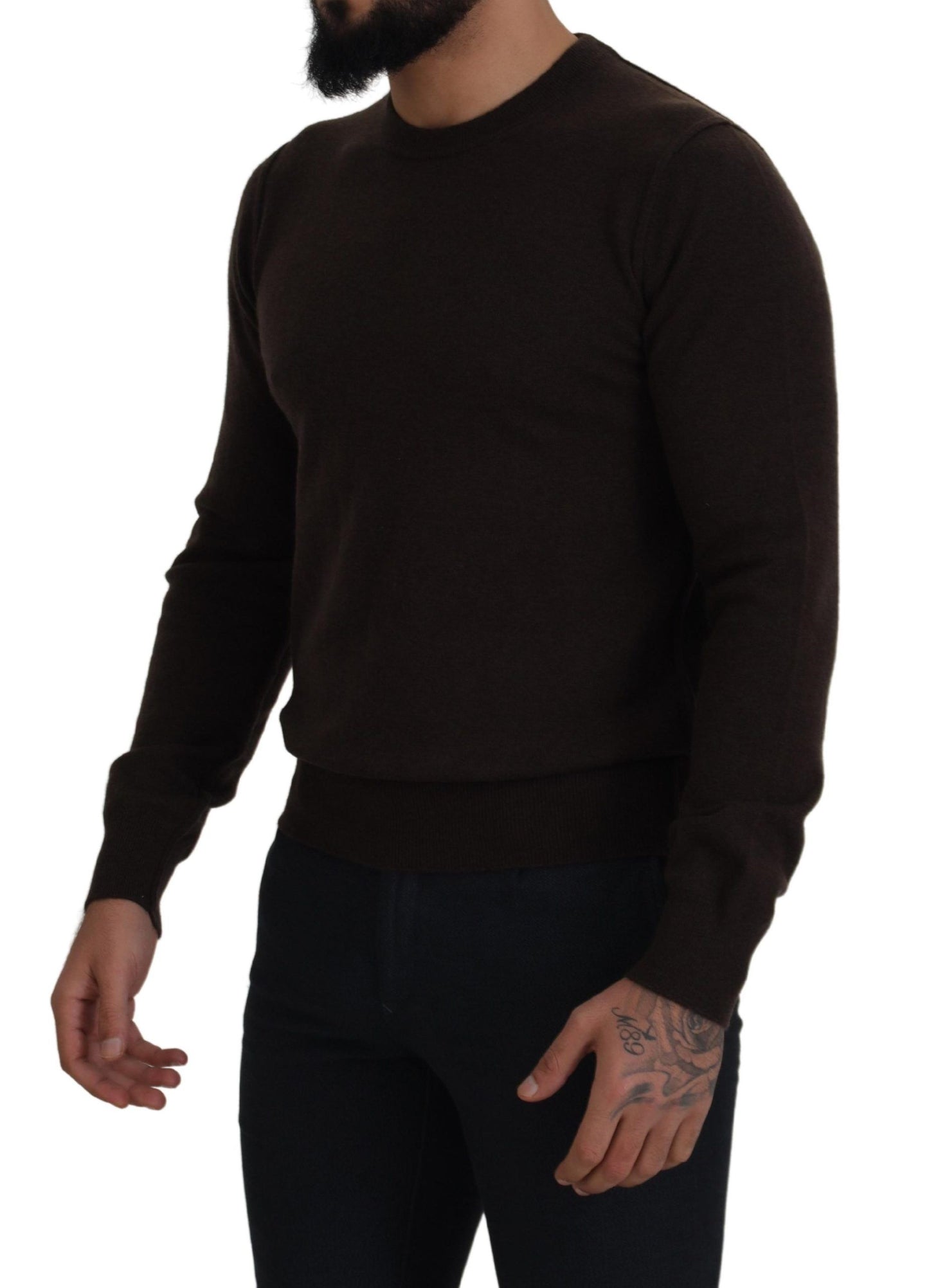 Dolce & Gabbana Elegant Cashmere Crew Neck Sweater IT48 / M