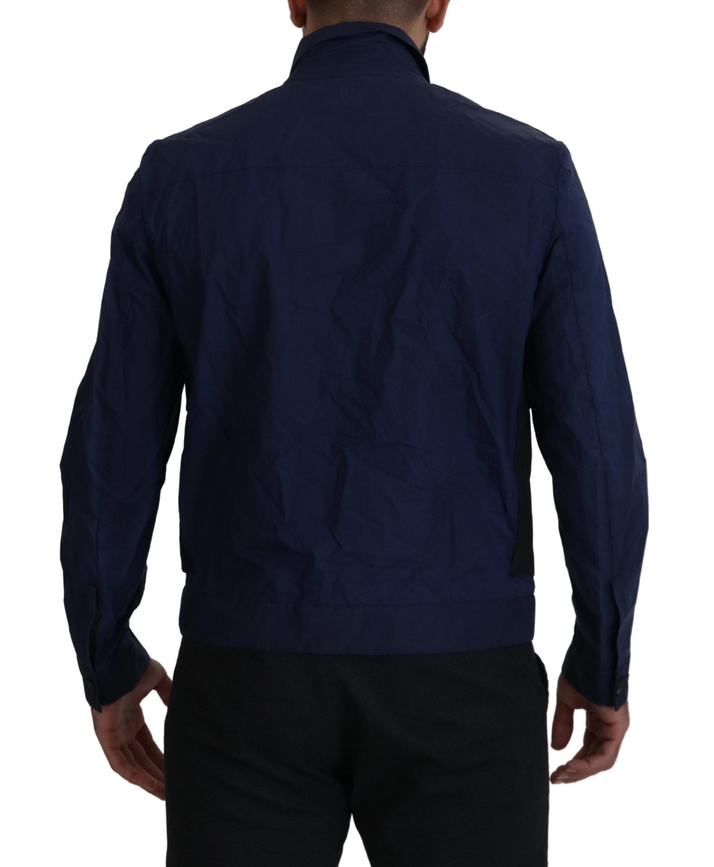 Dsquared² Svelte Dark Blue Cotton Shirt IT48 | M