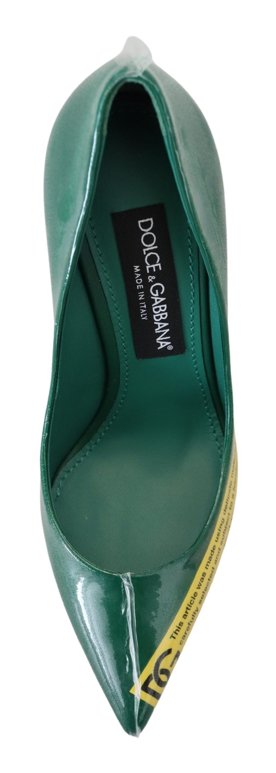 Dolce & Gabbana Emerald Elegance Leather Heels Pumps EU36 / US5.5